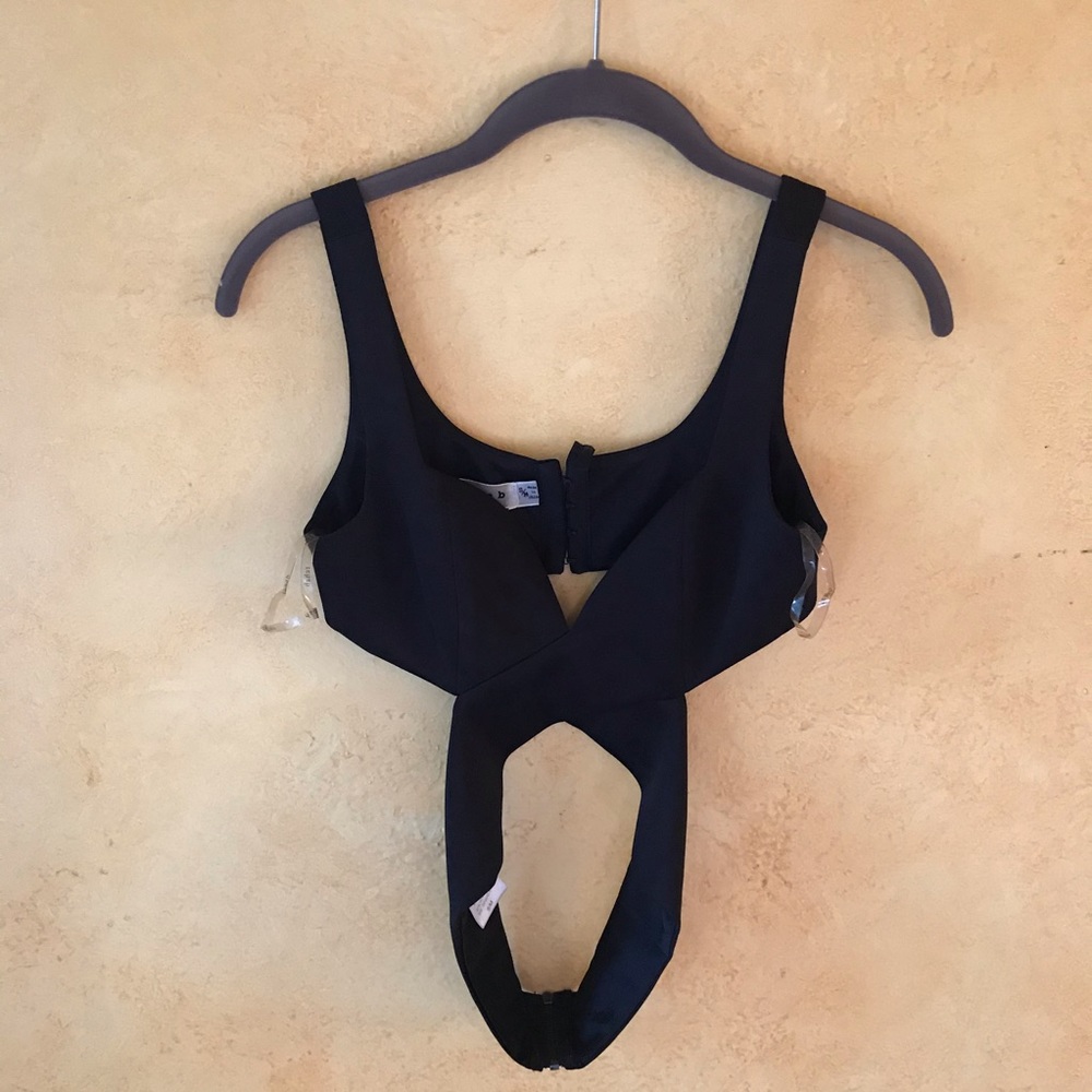 Alexander Wang inspo Criss Cross Bralette Top